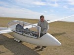 StanSOCGP092005.jpg - <p>Stan S with his Duo Discus at Owl Canyon Gliderport</p>